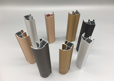 Anodized Aluminum Channel Profiles , Sandy Blasting Structural Aluminium Profiles