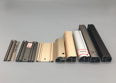 Anodized Aluminum Channel Profiles , Sandy Blasting Structural Aluminium Profiles